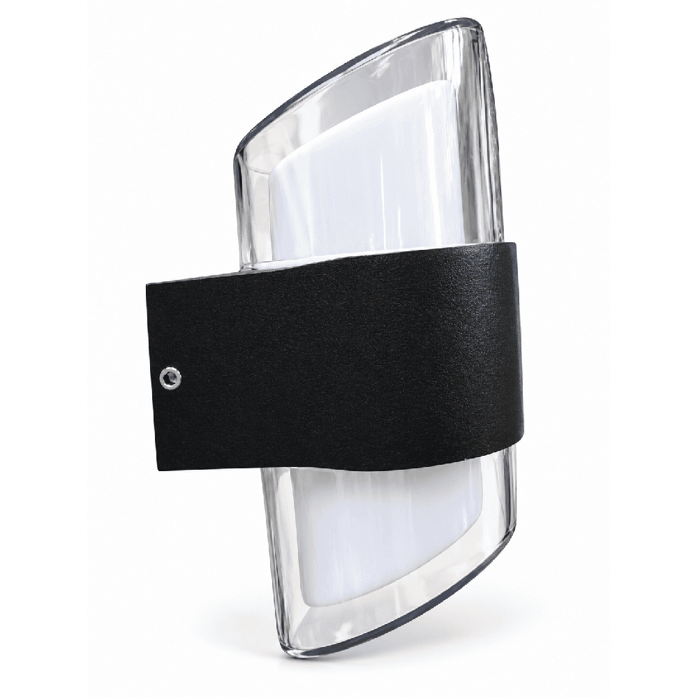 ბაღის კედლის LED სანათი AIMON TPLED-01 12 W IP65 3000 K შავი