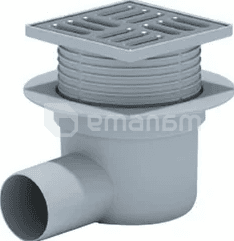 ტრაპი  უჟანგავი ფოლადისგან   ANI PLAST 50 10x10 TQ5602EU