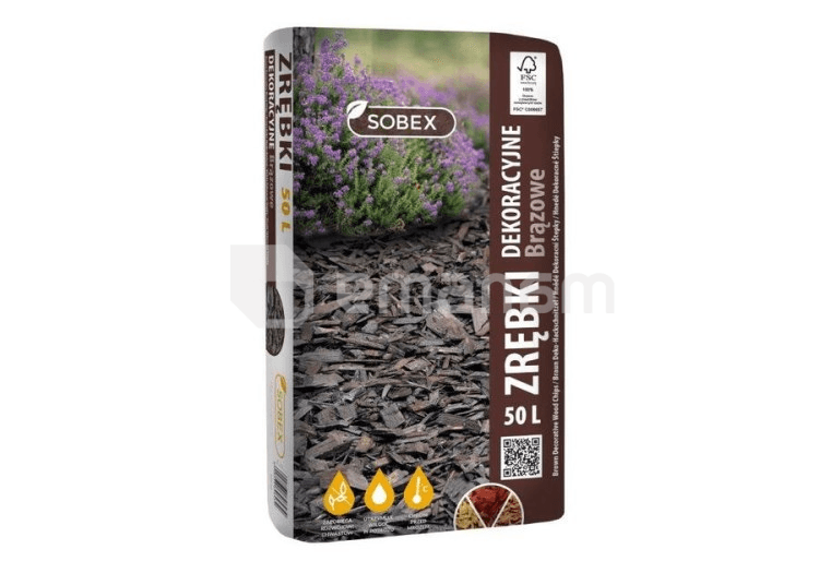 დეკორატიული ხის ნაფოტი Sobex 50 ლ