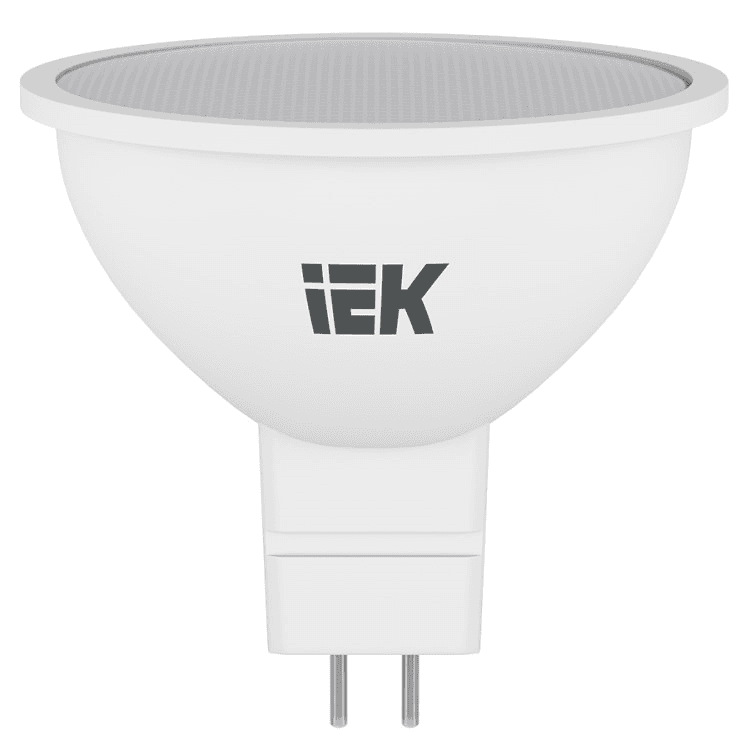 შუქდიოდური ნათურა IEK MR16 4000K 7W GU5.3