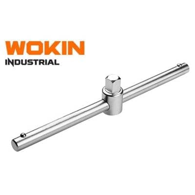 ქანჩის გასაღები მოძრავი თავით Wokin 153910, 1/2″, 250MM, Sliding Bar (INDUSTRIAL), Silver