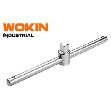 ქანჩის გასაღები მოძრავი თავით Wokin 153910, 1/2″, 250MM, Sliding Bar (INDUSTRIAL), Silver