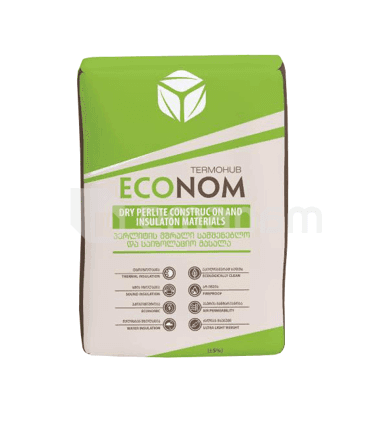 ბათქაში შიდა სამუშაოებისთვის, პერლიტის Termohub Econom 8 კგ