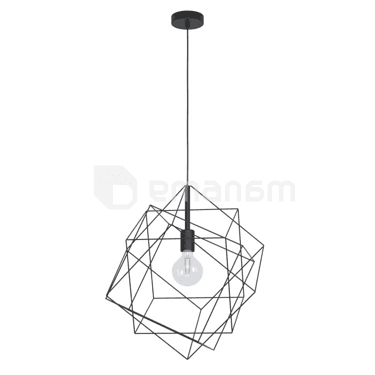 საკიდი Eglo STRAITON 1 E27 1x MAX 60W შავი 43359