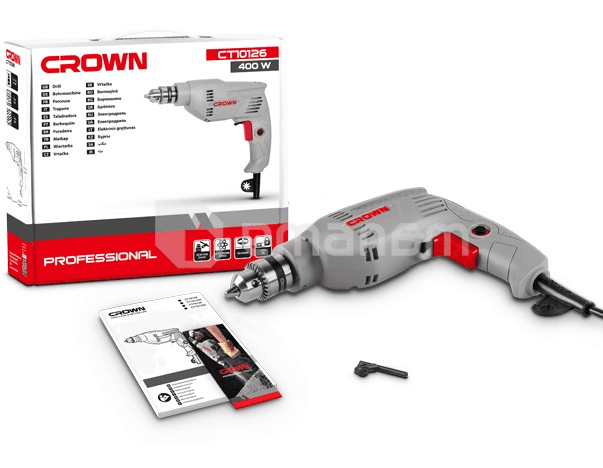 დრელი Crown CT10126 400W
