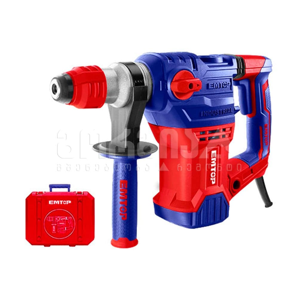 სადემონტაჟო ჩაქუჩი SDS-Plus 1500ვტ 5.5ჯ Emtop-ERHRP1502