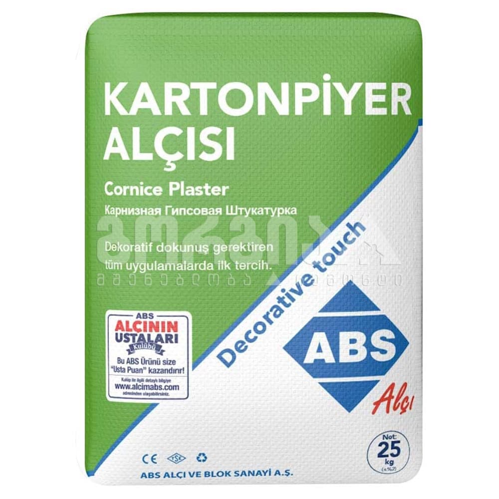 თაბაშირი ABS 25 კგ