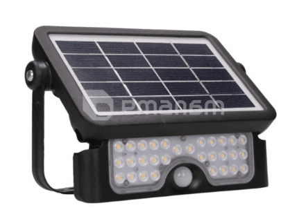 პროჟექტორი ADVITI LUX LED 5W 4000К IP65 SOLAR შავი
