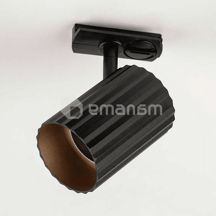 არხის სანათი New Light D8421 50W GU10 შავი ოქროსფერი