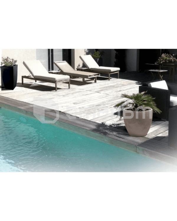 ქოთანი პლასტმასის EDA Plastiques BAC PALMEA ROND ROULETTES DIAM 70 x 55სმ 98ლ