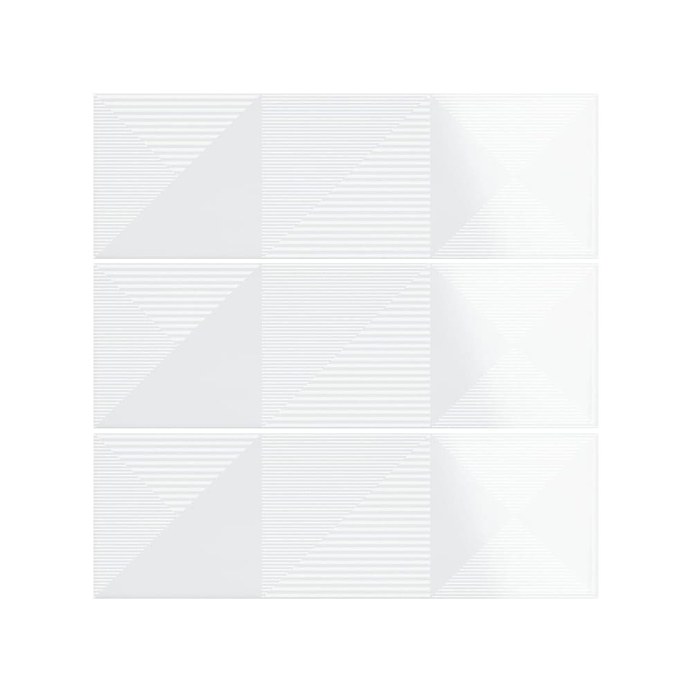 კაფელი Crayon White Decor 10*30.5