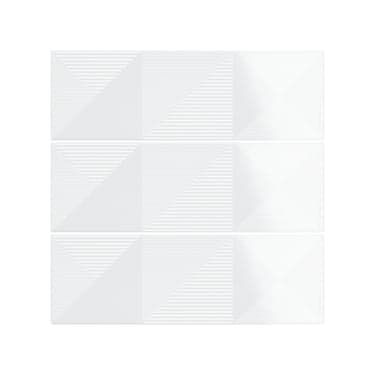კაფელი Crayon White Decor 10*30.5