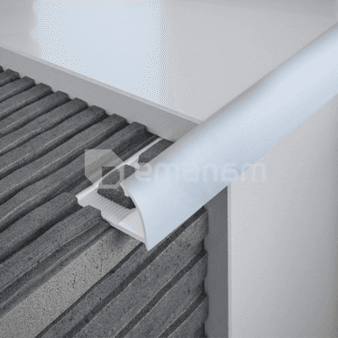 კუთხე გარე SALAG 019171 PCV 9mm/2,50m "Mramor" ბეჟი-ვერცხლისფერი