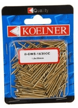 ლურსმანი Koelner 1,6X30 მმ მოთუთიებული 200 ც B-GWS-1630OC