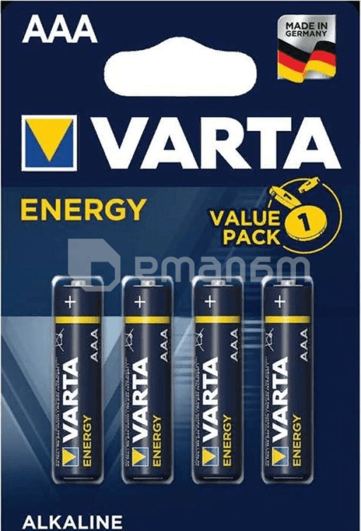 ელემენტი ალკალინის Varta Energy  AAA - LR03 4ც