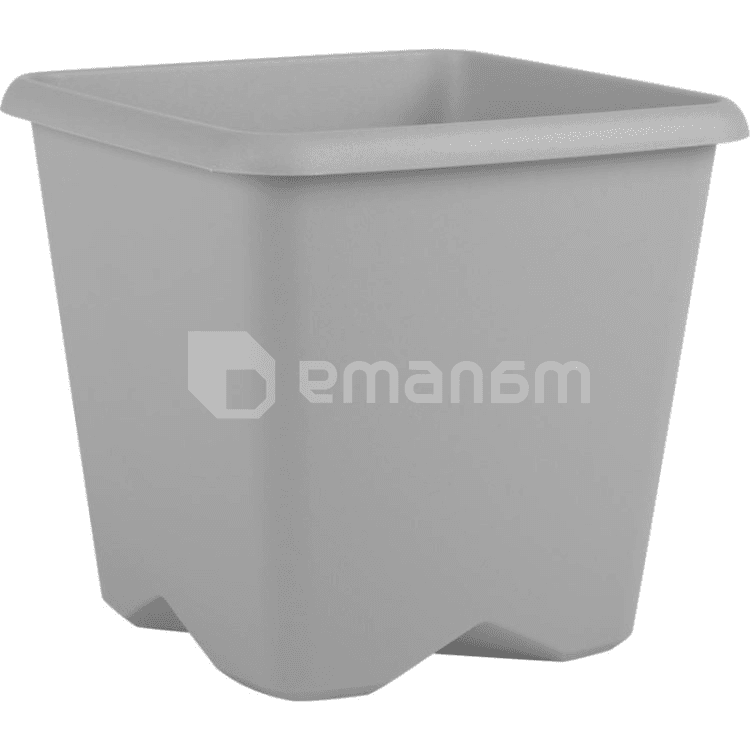 ქოთანი პლასტმასის EDA Plastiques POT CHORUS CARRE 40x40x36,4სმ 35,6ლ