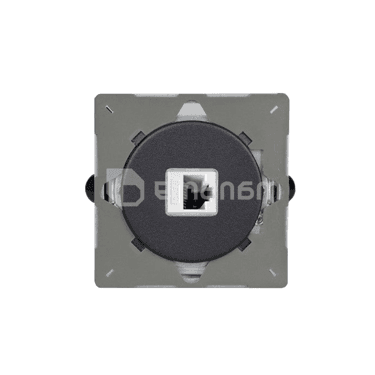 მექანიზმი როზeეტი Varilight PC RJ45 cat6 შავი მქრქალი