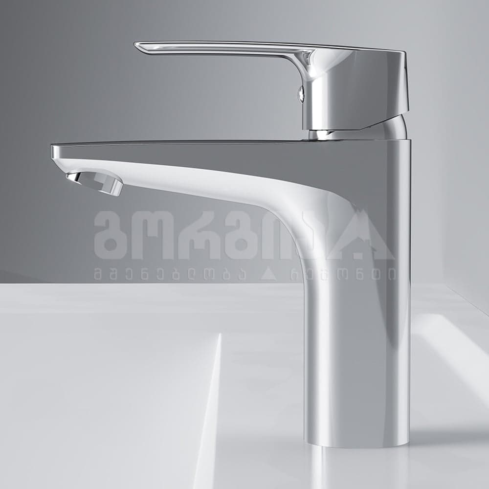 ხელსაბნის შემრევი ქრომირებული  GEM F90A02100