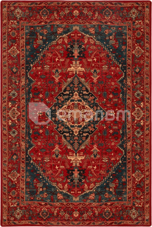 ხალიჩა Dywilan SUPERIOR KASIM RUBIN 2456 cC1 170x235 100% WOOL