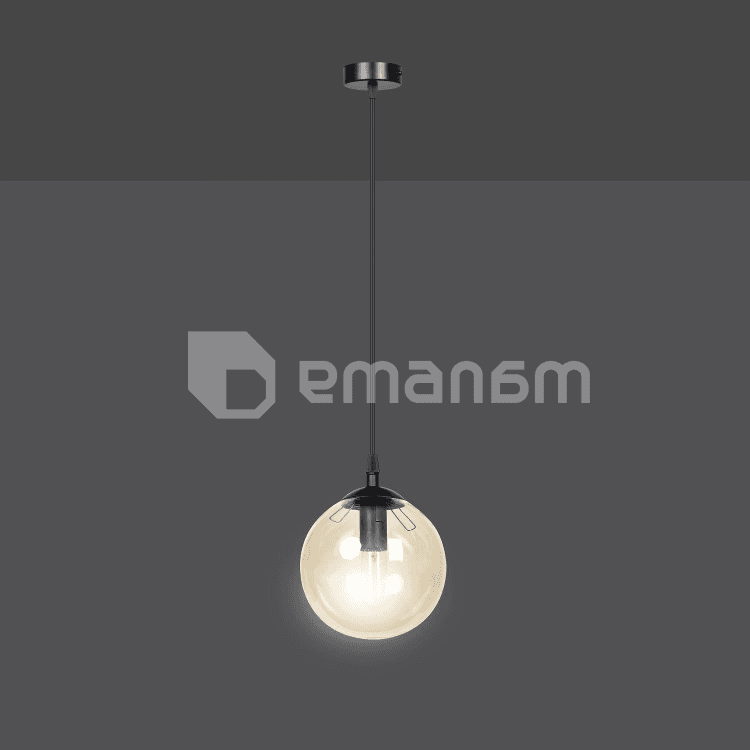 საკიდი EMIBIG Cosmo 1 E14 1x MAX 40W შავი MIODOWY