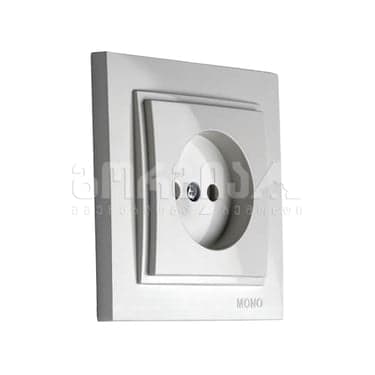 როზეტი ერთიანი DESPINA Silver - 102-212122-116