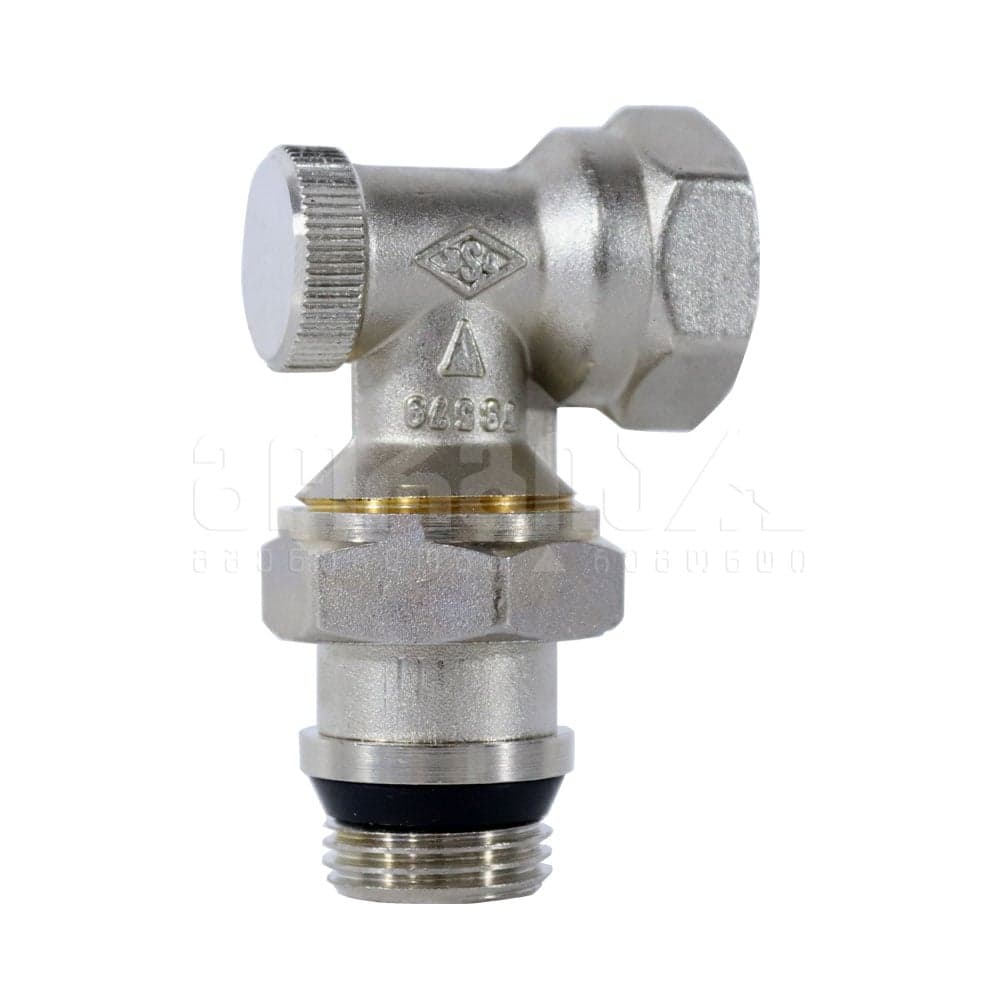 რადიატორის უკუსარქველი კუთხის 1/2” ECA GV3
