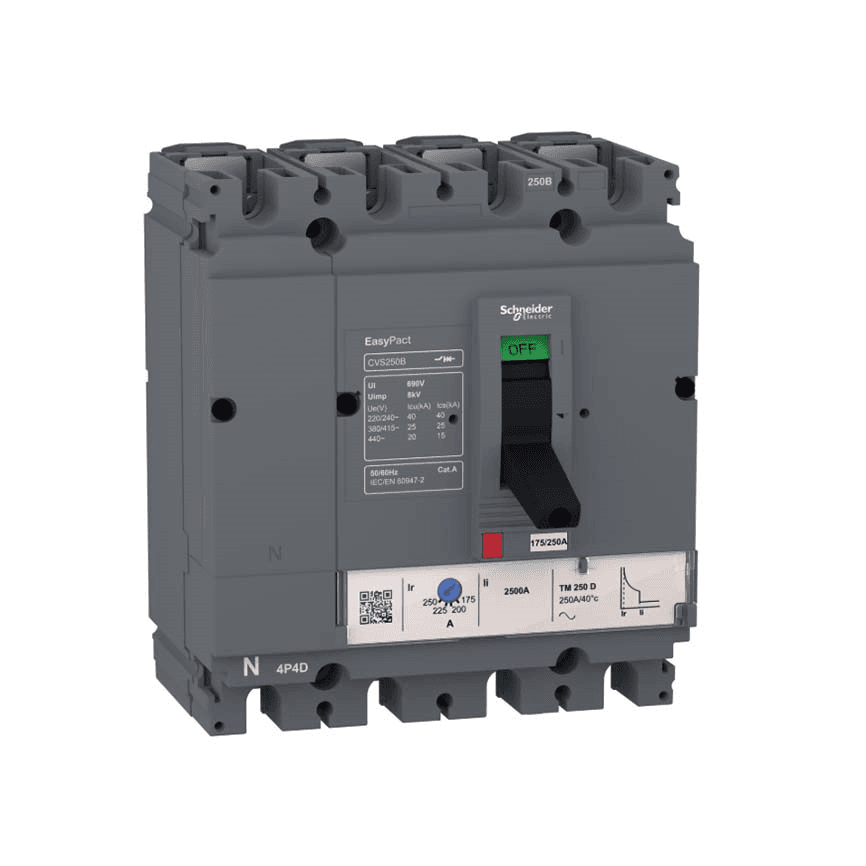 ავტომატური ამომრთველი Schneider Electric 4Р C200 25кА curve