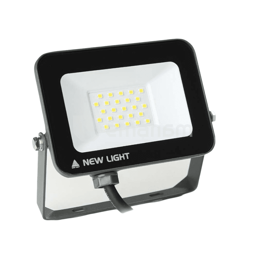 პროჟექტორი LED New Light 20W 6500K 1700Lm SMD E024E Dark Grey