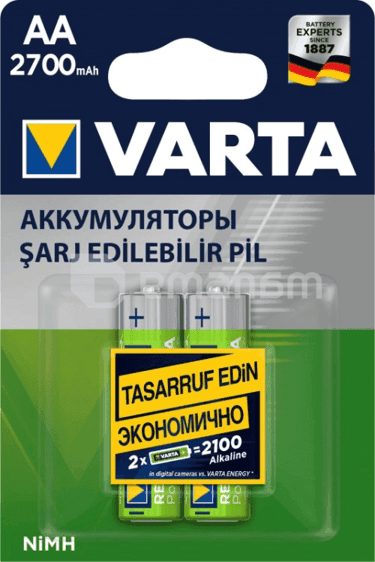აკუმულატორი Varta AA 2700mAh NiMH 2 ც
