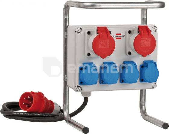 გამანაწილებელი 6 Brennenstuhl 2მ 5х1,5მმ2 IP44 BKV 2/4G
