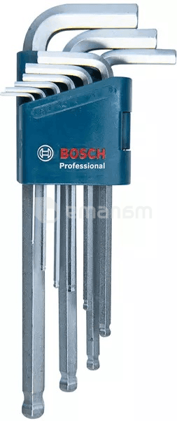 ნაკრები ექვსწახნაგა გასაღებების Bosch Hex 1600A01TH5 1.5-10 მმ 9 ც