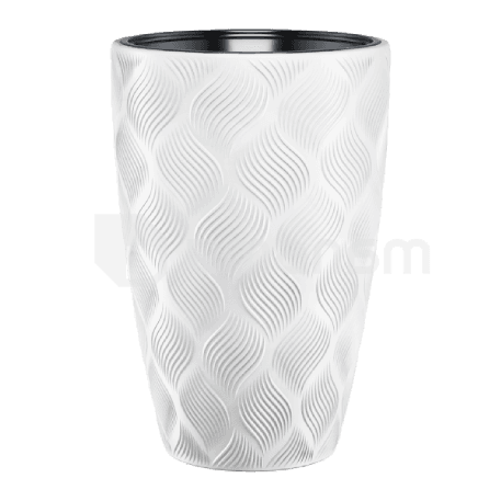 ქოთანი ყვავავილის FORM PLASTIC Flow Slim 30 white 4720-011
