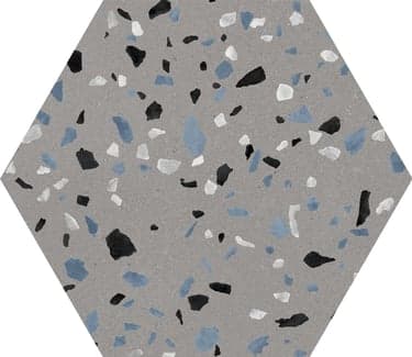 კერამოგრანიტი TAU Ceramica ABSTRACT GRAY HEX 20x24 სმ ნაცრისფერი