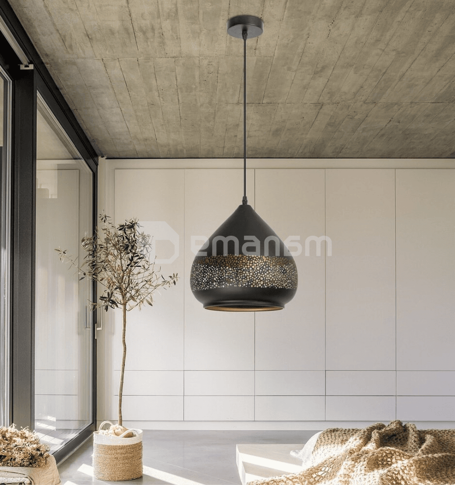 საკიდი Rabalux Kaia 1 Е27 Ø270 2278 h1100 შავი