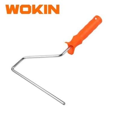 სამღებრო ლილვაკის ღერძი Wokin 351810, 10", Paint Roller Frame, Silver/Orange 
