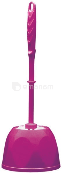 ჯაგრისი უნიტაზისთვის Bisk IZA BRUSH & HOLDER PINK