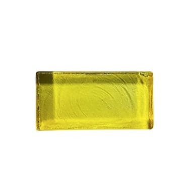 მინა აგური 200*100*50მმ ყვითელი  (Sunny Yellow )