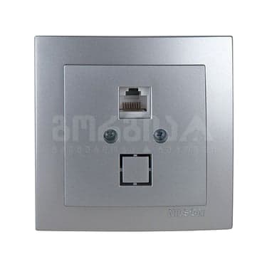 როზეტი ტელეფონის RJ11 touran silver - 24131040