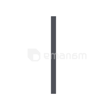 უნივერსალური თამასა VOX Profile Linerio S/M-Line Anthracite 2650x25x12 მმ