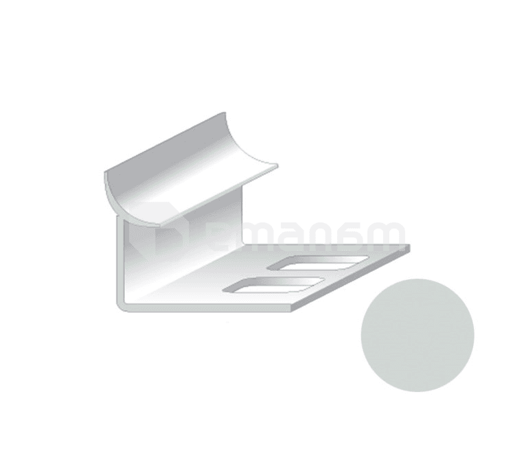 შიდა კუთხე ფილის Salag PVC 9/2500 მმ კრემისფერი