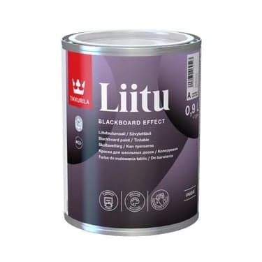 დეკორატიული საღებავი Tikkurila Liitu Blackboard Paint A 0,9 ლ