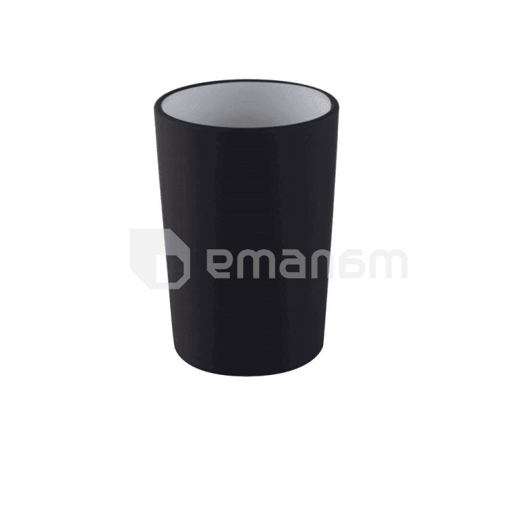 ჭიქა კბილის ჯაგრისებისთვის Plain Black 65702
