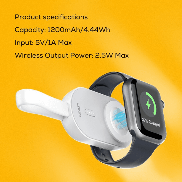 საათის უკაბელო პორტატული დამტენი LDNIO AW005 Power Bank