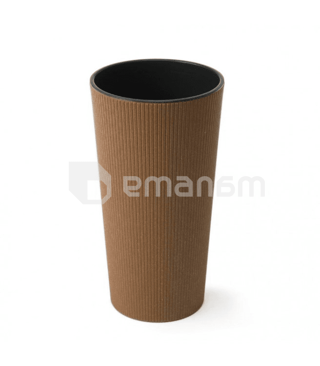 ქოთანი ყვავილის Lamela LILIA ECO 300 jumper 12,5ლ ყავისფერი