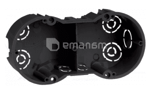 სადგამი ყუთი 2-ადგილიანი IEK КМ40007 141x70x45 mm