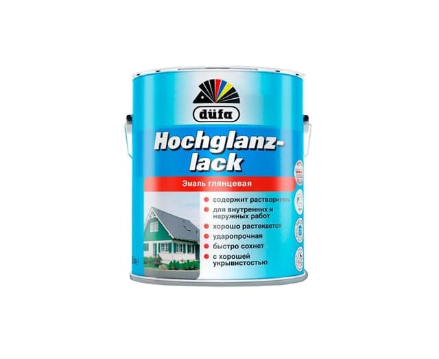 საღებავი პრიალა 9010 2.5 ლიტ RD Hochglanzlack