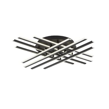ჭაღი Bella Mita LED 132W C9057-8 3000–6500K პულტით შავი ლითონი
