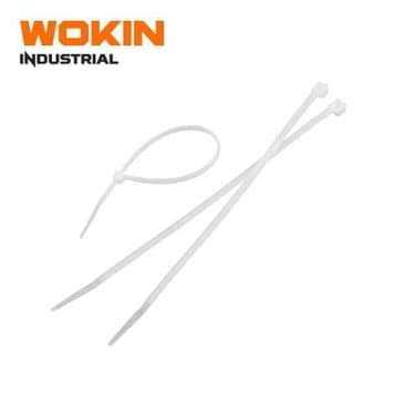 ხამუთი Wokin 651175, 7.6x450mm, 30 PCS Nylon Cable Tie, White