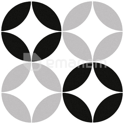 კერამოგრანიტი Geotiles Bora Black 223x223 მმ
