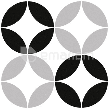 კერამოგრანიტი Geotiles Bora Black 223x223 მმ